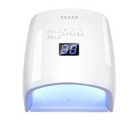 UV LED Nail Lamp 48W 30 LEDs Cordless Nail Dryer Rechargeable Gel Polish Curing Light for Nail White