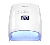 UV LED Nail Lamp 48W 30 LEDs Cordless Nail Dryer Rechargeable Gel Polish Curing Light White Led Nail Lamp Cordless Gel Light Nail Dryer Lamp Uv Gel Lamps Wireless Nail Light