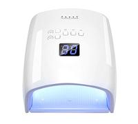 UV LED Nail Lamp 48W 30 LEDs Cordless Nail Dryer Rechargeable Gel Polish Curing Light White, Led Nail Lamp