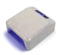 UV LED Nail Lamp 96W, CHRISTINE SHELLY Nail Dryer Gel Polish Light with 4 Timer Setting Professional Sparkly Quick Dry Curing Lamp with Display Auto Sensor for Salon & Home