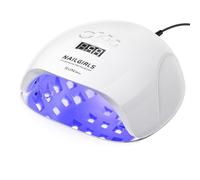 UV LED Nail Lamp,NAILGIRLS Gel Nail Lamp Professional 220W Gel Polish Nail Dryer Curing Lamps with 4 Timer Presets, Auto Sensor, Detachable Base, Nail Art Tools for Fingernail