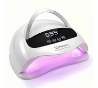 UV LED Nail Lamp with 90 Beads, 380W Nail Curing Lamps for Gel Polish with Automatic Sensor/4 Timer Setting,Led Nail Dryer, Professional Nail Art Drying Tools for Fingernail and Toenail.