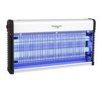 UV LED Wall Mounted Fly Killer Zapper Unit 30w Xterminate Silver One Size
