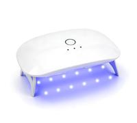 UV Light for Resin with Dual Light Source and Large Curing Area, LED Nail Lamp for Gel Polish and Resin Crafts, UV Gel Lamp for Nails with Timer Modes and Even UV Light Distribution