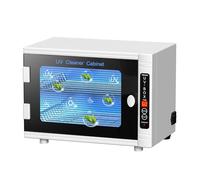 UV Light Nail Tool Cleaning Machine 12L High Capacity UV Cleaning Cabinet Salon Tools Cleaning Box with Timer Setting for Spa Beauty Home Metal Tools, Mobile Phone, Baby Toy, Toys, Key or Other Items.