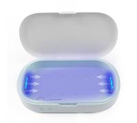 UV Light Sanitizer Box UVC Sterilizer for Phone Ultraviolet Clean 99.99% for Toothbrush Jewelry Glasses Nail Tools Keys Aromatherapy… (ES Normal Edition)