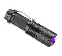 Uv Light Torch | 395NM Ultra-Violet Black Light Detector | LED Portable Handheld Torch | Waterproof Flashlight Torchs | Adjustable Focuses For Pet Urine & Stains