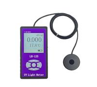 UV Meter, UVA + UVB LH-125 Barrier Ultraviolet Transmittance Penetration Rate Irradiance Detector Radiometer UV Light Meter,Practical & Durable