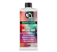 UV Nail Gel Finishing Wipe, Fastest Sticky Residue Remover, Cleanser, Brush Cleaner Solution Super Concentrated, Gel Nail Treatment 100ML