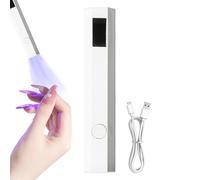 UV Nail Lamp - 10.3x1.9cm LED Gel Nail Dryer With Timer Settings, Fast Curing Light For Gel Polish Manicure Pedicure, Professional Nails Light - Salon Home Use
