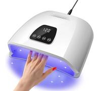 UV Nail Lamp, 480W UV LED Lamp For Nails 108 LEDs Nail Dryer With Red Light Mode Large Space Manicure 4 Timer(Z33)