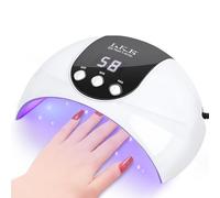UV Nail Lamp, 54W UV Lamps for Gel Nails Nail UV Lamp Led Nail Lamp with 3 Timer, Auto Sensor, LCD Screen, USB Plug Gel Nail Curing Lamp, Led Gel Nail Lamp Nail Dryer