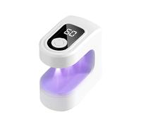 UV Nail Lamp - ABS 2.36x2.24x1.3in | LED Nail Dryer Mini Portable Gel Light | 3W Type-C Rechargeable Tools For Manicure Pedicure Studio Salon Road Trip Camping Airplane And Daily Use