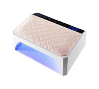 UV Nail Lamp, Design Extra Large Space For Tow Hands 178W UV LED Nail Lamp With Hand Pillow Rechargeable Dryer(Bianco)