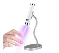 UV Nail Lamp, Gel Nail Dryer, Auto Sensor UV Fingernail Drying Lamps, LED Rechargeable Handheld Manicure Tools For Women Girls Salon Home Daily Photoshoot Dating Party Birthday