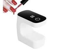 Uv Nail Lamp, Gel Nail Dryer, Portable Led Light with Auto Timer 6.2 Inches, Manicure Tool, Quick Nails Glue for Salon, Beauty, Home, Travel, Women, Girls, Students, White Pink