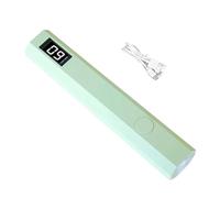 UV Nail Lamp - LED Gel Nail Dryer 48W Digital Display Manicure Curing Device with USB Charging Fast Curing Gel Beauty Tool for Home Salon A