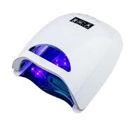UV Nail Lamp, Portable Nail Art Light Therapy Machine Charging Smart Induction Roasting Quick-drying Color Diamond Lamp(Bianco)