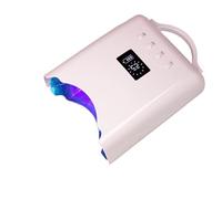 UV Nail Lamp, Professional Rechargeable Portable Nail Drill And Lamp Uv Led Dryer Gradient Gold Manicure Lam