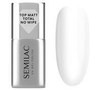 UV Nail Polish Top Coat Semilac Top Matt Total No Wipe 7 ml