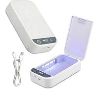 UV Nail Tool Steriliser, UV Sterilizer Box with Aromatherapy, Professional Nail Art Steriliser with Voice Broadcast for Nail Tools, Dentures, Pacifiers, Phones and Jewelry