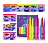 UV Neno Face Paint, 12 Pcs Body Paint for Adults & Kids,Neon Face Paint Crayons Glow in the Dark Paint, Festival Face Paint, Tattoo Pens for Skin, Washable Neon Paint for Party Halloween Carnival