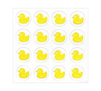 UV Patch With SPF Detection - Little Duck Sticker 7.6x7.6cm Waterproof Adhesive Marker Pen Sun Protection Reapplication Notice With Colour Indicator | Protective Reminder For The
