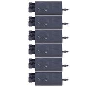 UV Printer Ink Damper PP Inkjet Head Filter for XP600 Printer, 6Pcs Ink Damper for Various Inks (Black)