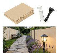 UV Protect Balcony e Cloth 0.3 x 1m Wind & Rain Resistant Easy to Clean Yellow Sand Color Perfect for Outdoor Spaces