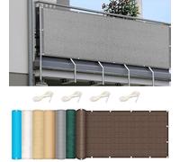 UV Protect for Balconies 80x1000 cm Easy Installat Garden Fence Divider GreyIdeal forPrivacy and Sun Protect