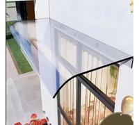 UV Protect Polycarte Door Canopy ning Windproof Entrance ning for Porch Invisible Window Canopy 40x400cm/15.7" x157 Outdoor Shelter