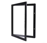 UV Protected 13x13 T Shirt Display Frame with Acrylic Cover and Sturdy Engineered Wood Construction Preserve Shirts, Jerseys, Documents, and Artwork in Style