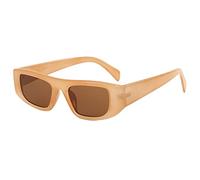 Uv Protection Big Square Sunglasses Men and For Women Vacation Sunshade Beach Glasses (Color : B, Size : Medium)(E)