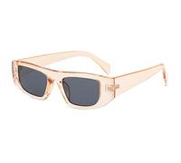 Uv Protection Big Square Sunglasses Men and For Women Vacation Sunshade Beach Glasses (Color : B, Size : Medium)(F)