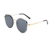 Uv Protection Fashion Big Frame For Women's Sunglasses, Outdoor Street Shooting Vacation Beach Glasses (Color : C, Size : Medium)(A)