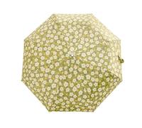 UV Protection Folding Umbrella, Floral Print, UPF 50+, 98cm Canopy, 320g | UPF 50+ water-repellent fabric, blocks 99% UV. Aluminium ribs, metal shaft, folds to 28cm. For commute & travel