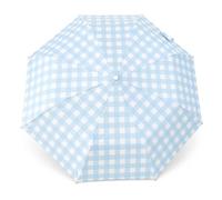 UV Protection Folding Umbrella, Floral Print, UPF 50+, 98cm Canopy, 320g | UPF 50+ water-repellent fabric, blocks 99% UV. Aluminium ribs, metal shaft, folds to 28cm. For commute & travel