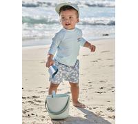 UV Protection Little Sailor Swim T-Shirt for Boys sky blue
