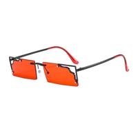 Uv Protection Rectangle Sunglasses For Women Vintage Sun Glasses For Woman With A Box Sunglass Shades(4)