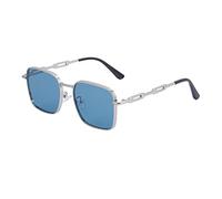 Uv Protection Retro Men and For Women Box SunglassesInternet Celebrity Live Streaming (Color : B, Size : Medium)