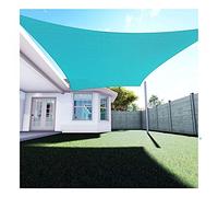 UV Protection Sail Shade Canopy - Waterproof for Outdoor Patios, Gardens, and Yards - Square Sun Shade, 2x2m, 3x5m, 6x6m, Sea Blue Color
