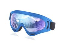 UV Protection Ski Goggles, Unisex OTG Snowboard, Quality TPU Motorcycle With Soft Thick Foam, Winter for Men Women Adult Youth, Anti-Fog Anti-Scratch Lens, High Optical Clarity