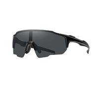 UV Protection Sports Sunglasses, Photochromic Outdoor Sports Sunglasses, Polarised Cyclists for Men and Women, Glasses for Outdoor Hiking with Lightweight Adaptive Lens Technology for Hiking, black