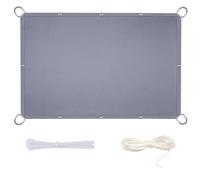 UV Protection Square Sail Canopy 0.6x5m - Grey Outdoor Shade Solution for Home Balcony Garden Easy Installation Durable Fabric Sunshade for Patio and Deck