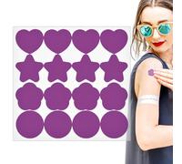 UV Protection Stickers, Colour Changing UV Detection Reminder, Waterproof Stickers for Effective Sun Protection, Pack of 16 UV Test Plasters for Beach, Swimming and Safety for the Whole Family