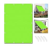 UV Protection Sun Shade Sail 5 x 5.5m98% UV Block Outdoor Canopy with Grommets & Straps for Patio Garden LawnSoft Green Color Ideal for Terrace & Backyard