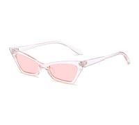 Uv Protection Triangular Cat-Eye Female Sunglasses Street Shot Candy-Colored Party Funny Glasses (Color : G, Size : Medium)(I)