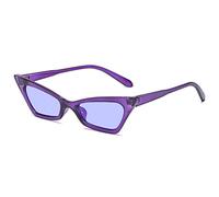 Uv Protection Triangular Cat-Eye Female Sunglasses Street Shot Candy-Colored Party Funny Glasses (Color : G, Size : Medium)(A)