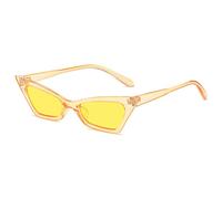 Uv Protection Triangular Cat-Eye Female Sunglasses Street Shot Candy-Colored Party Funny Glasses (Color : G, Size : Medium)(J)