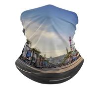 UV Protection Tube Scarf, Headscarf Hollywood Boulevard Multifunctional Neck Scarf for Workout Climbing Men